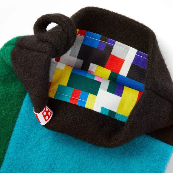 LEGO COLLECTION x TARGET Colorblock Felt  STOCKING Green/Teal Christmas - Picture 2 of 3